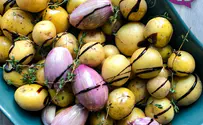 Balsamic Roasted Potatoes and Shallots