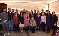 Nechama Rivlin meets with Israeli artists working in France