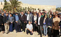 Hezki Baruch 40 UN ambassadors visit City of David