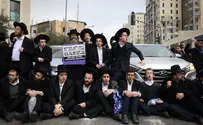 Noam Revkin Fenton/Flash90 Dozens arrested as haredi protesters shut down Jerusalem roads