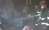 תיעוד: לוחמי האש מצילים חתול משריפה