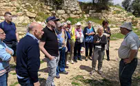 Holland visits Hevron