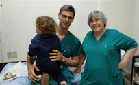 הכירורגים הצילו את אצבעו של הפעוט