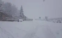Смотрим: Хермон завалило снегом