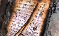 Synagogue in central Israel vandalized and torched