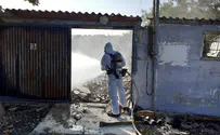 Watch: Firefighters extinguish asbestos fire at Kibbutz Harel