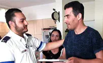 נפגש עם צוותי מד"א שהצילו את חייו