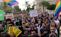 Сотни ЛГБТ-активистов протестуют против Рафи Переца