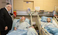 President Rivlin visits bombing victims
