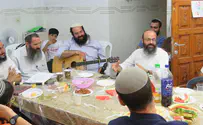 רגעים מרגשים בבית המכפלה בחברון