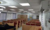 צילום: דובר צה"ל בית כנסת חדש ב"שטח 100" של גולני