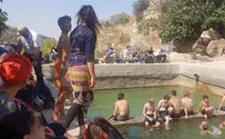 הגשם לא עצר את המבקרים בבנימין