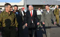 נתניהו בחיל האוויר: "אתם חוד החנית"