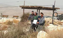 צילום: ארגון חוננו 5 נעצרו במאחז מעוז אסתר בבנימין