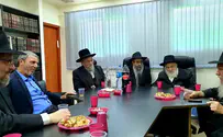 בית הדין של חב"ד אירח את שר החינוך