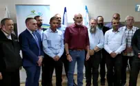 מסר לגנץ מראשי יו"ש  