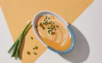 מרק דלעת עם קובה צמחוני