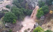 הגשמים ממשיכים והנחלים שוצפים
