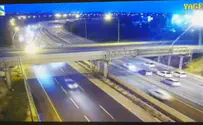 נהגי מוניות חסמו את כביש 1