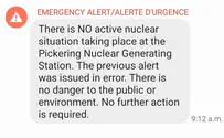 Screenshot False warning about 'nuclear incident' causes panic in Ontario