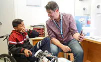 Hadassah extends child’s leg