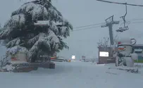 Снег на севере и в центре Израиля