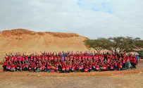 Hundreds join desert hike to support 'chained women'