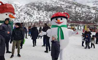 בוחרים בשלג: אלפים באתר החרמון