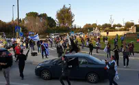 ניצן אלון השתתף בהפגנת השמאל