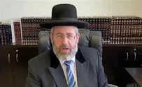 חי: דרשת שבת הגדול של הרב הראשי