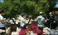 התלמידים ערכו אזכרה לחייל הבודד