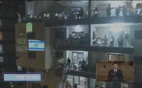 Впечатляюще и трогательно. Ха-Тиква на балконах. Видео