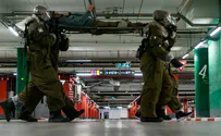 מה עשו לוחמי החילוץ במגרש כדורגל?