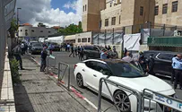 צילום: TPS שיירת ראש הממשלה נכנסת לבית המשפט