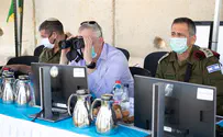 גנץ ביקר בפיקוד הצפון