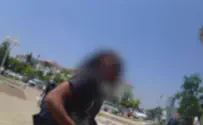 אזרח מתעמת עם שוטרים ומנסה להימלט
