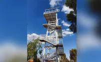 המגדל להנצחת ישובי גוש קטיף בעוטף עזה נפתח למבקרים