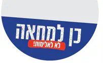 צילום מסך כן למחאה, לא לאלימות!
