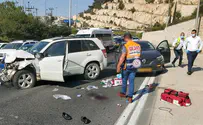 פצוע קשה בתאונה בירושלים