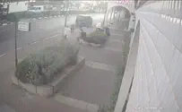 צפו: ערבי מטירה גנב רכב בכפר סבא