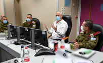 גנץ בצפון: "לא מחפשים הסלמה"