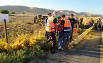 20 injured after bus flips over in Jordan Valley