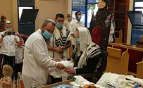 ברית בדיוק באותה דקה של הפיגוע