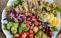 Tangy Herb Grilled Chicken served over Kale Tahini Salad