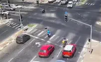 Видео с места нападения: убийца пытается скрыться