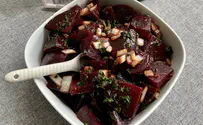 Beet Salad with Date Syrup Dressing