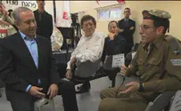 יוני קמפינסקי ראש הממשלה פגש את חיילי הנח"ל החרדי