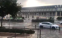 First showers descend on Jerusalem