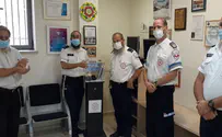 Tefillin stands set up at many MDA stations throughout Israel