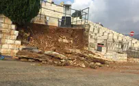 בעקבות הגשם: קיר קרס בהר המנוחות